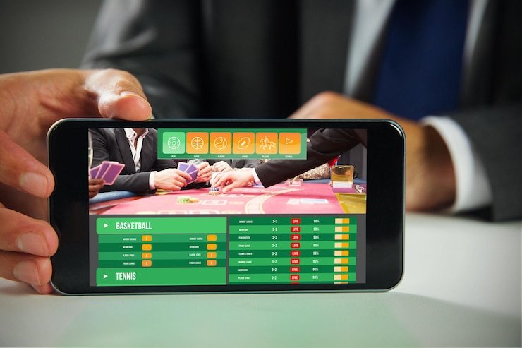 Android phone showing erek 74 app download screen with Koprok game preview